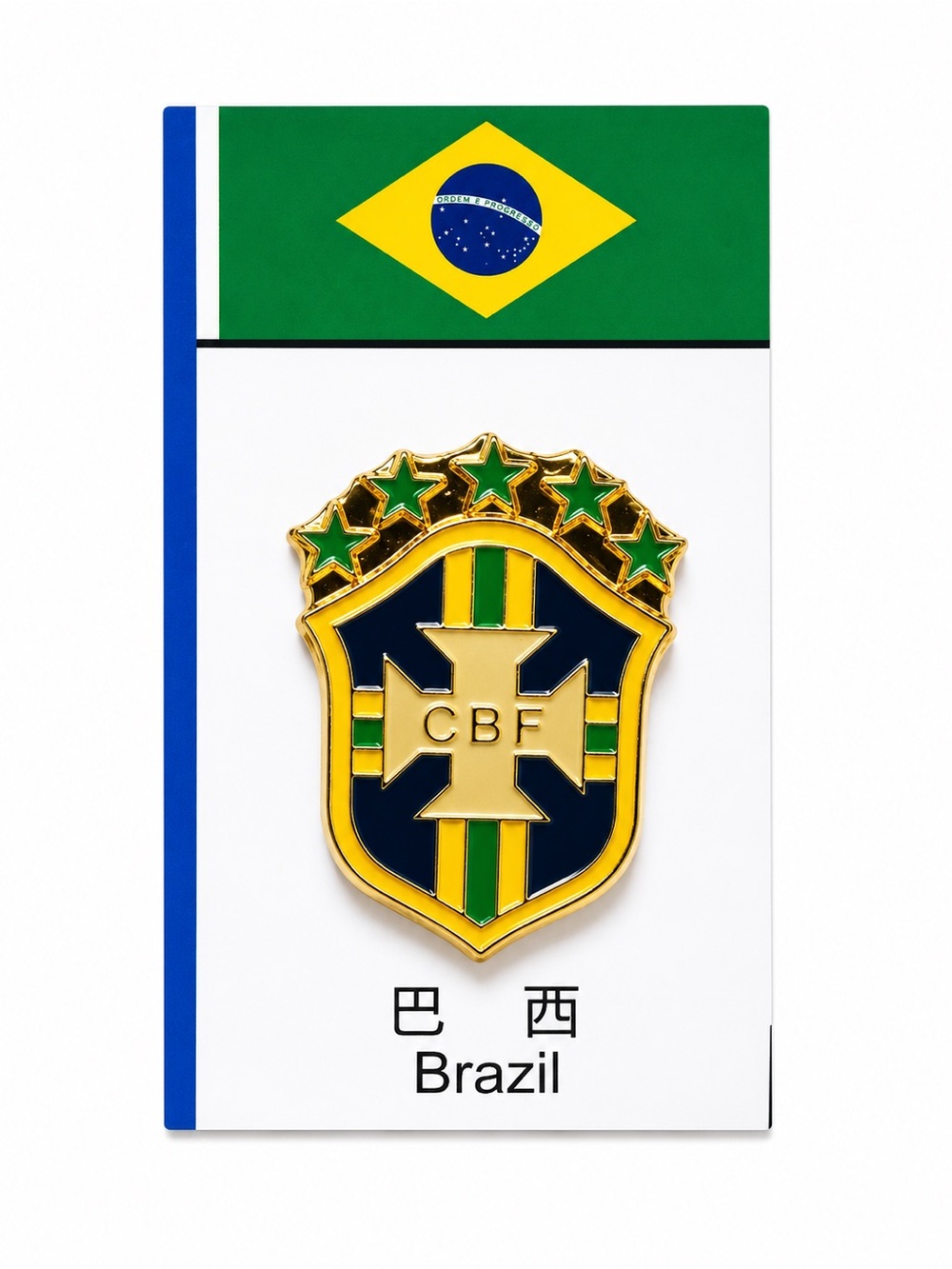 Brazil Football Association Badge
